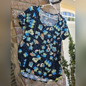 Lularoe Disney Toy Story Aliens shirt